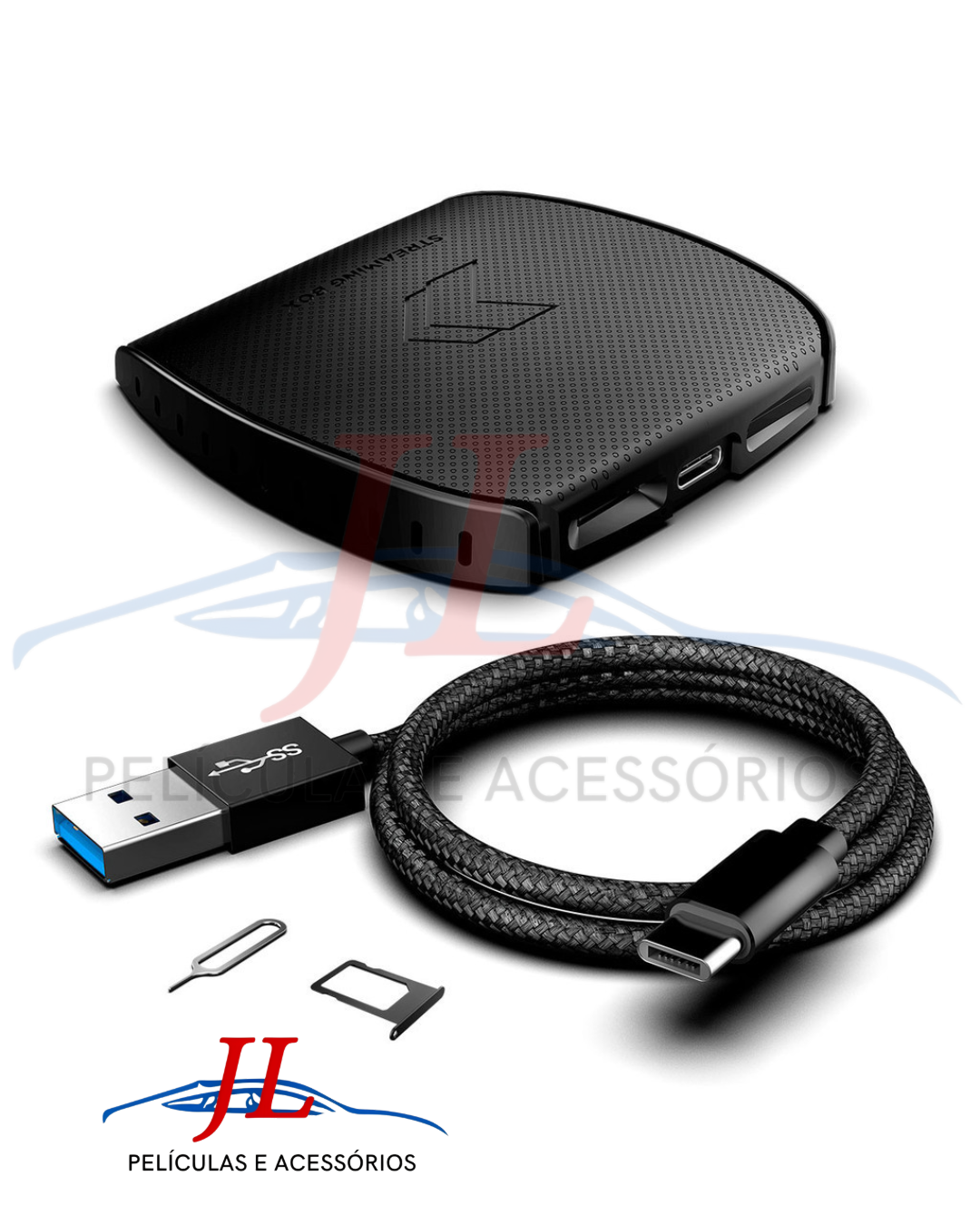 Streaming Box FAAF Tech | Octacore 4GB 64GB ANDROID 13 | para carro com Carplay