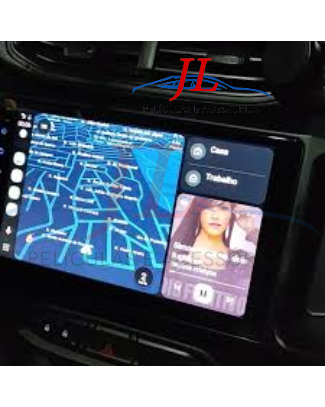 MULTIMIDIA MP5 9" | RS9200 CARPLAY | ANDROID AUTO S/ FIO + CÂMERA DE RÉ BORBOLETA